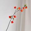 Orange Lantern Fruit Silk Cloth Sour Berry Lifelike Simulation Flower  Home Decoration