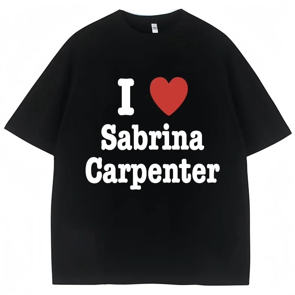 Sabrina Carpenter Vintage Style Poster Print T-shirt Unisex Women Fashion Cotton Summer Tees Oversized Harajuku Streetwear Y2k Tops