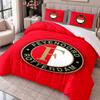 Feyenoord 3Pcs Bedding Set Duvet Cover With Two Pillowcases For Bedroom Home Decoration