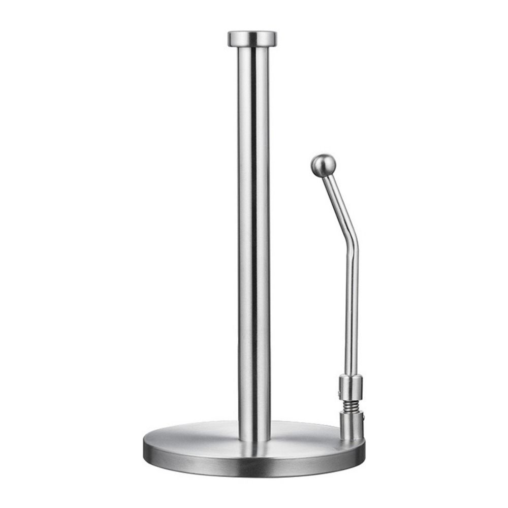 Weighted Base Paper Holder Stainless Steel Napkins Rack Practical Freshness Film Shelf  Bathroom