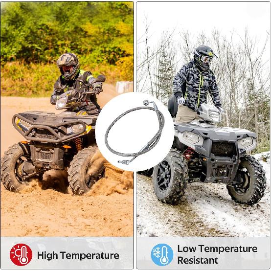 Brake Hose Line Front Right for Polaris Sportsman 400 450 500 570 600 700 800 05-17 Scrambler 500 02-12 Trail Blazer 250 330 Trail Boss 330 05-13