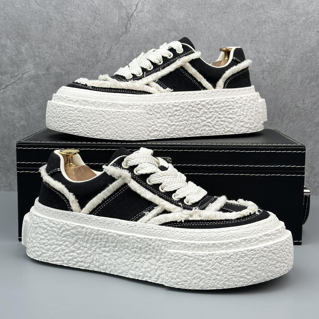 Fashion Vintage New Men's Lace Up All Match Canvas Breathable Causal Shoes Flats Male Sports Walking Sneakers  Zapatillas Hombre