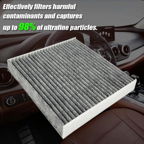 Car Cabin Air Filter, Activated Carbon Automotive Fresh Breeze Air Conditioner F