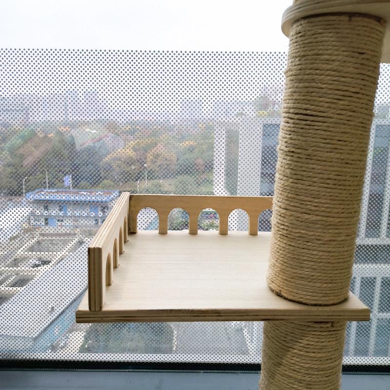Cats Climbing Frame Wooden Sisal Cats Climbing Frame Scratching Design Indoor Wall Play Towers Trees Tree House