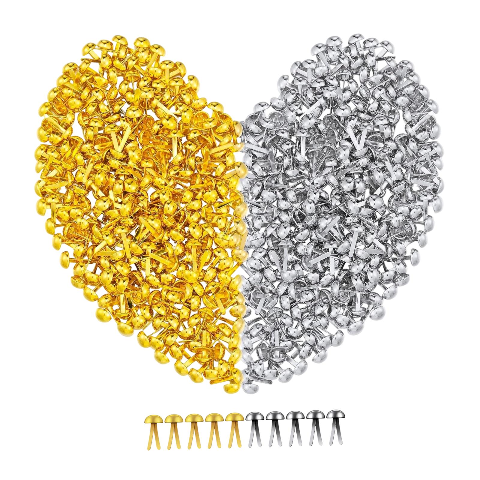 

Card Crafting Supplies Metal Paper Fasteners Split Pin Craft Brads Set for DIY Art Projects