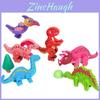 Magnetisches Dinosaurier-Puzzle Holzset Für Kinder Pädagogisches STEM-Und Kreatives Spiel