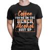 A Day Without Coffee Is Like Just Kidding Coffee Lover T Shirts Unisex Cotton T-Shirts Round Collar Tee Shirt Short Sleeve Clothing