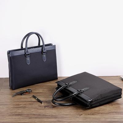 Modische Herren-Aktentasche, Oxford-Computertasche, einschultriger Umhängetasche, mehrschichtige Herrenhandtasche