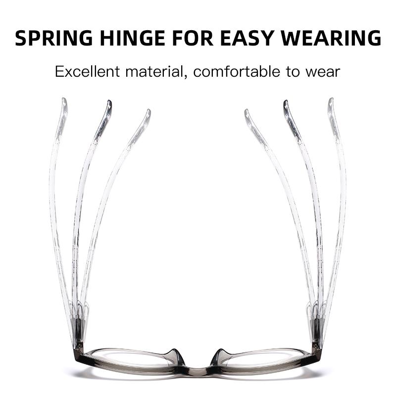 Cat-Eye Shaped Presbyopia Eyeglasses Old People Deg Spring Leg Stylish Presbyopia Eyeglasses Reading Eyeglasses