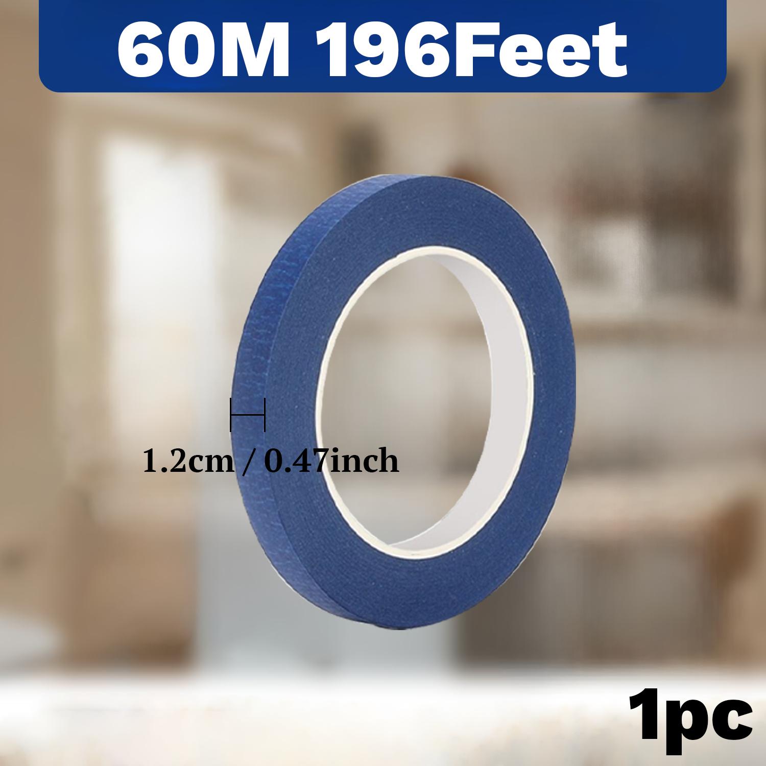 

Blue Masking Tape Car Beauty Spray Paint Masking Seam Paper Art Students Painting Special Hand-tear Decorative Painting 60M