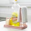 Ociekacz do zlewu Stojak Kuchenny Wieszak Wiszący Ociekający Ręcznik Umywalka Półka Blat Organizer Uchwyt na Gąbki Ścierki z Wyjmowaną Tacką