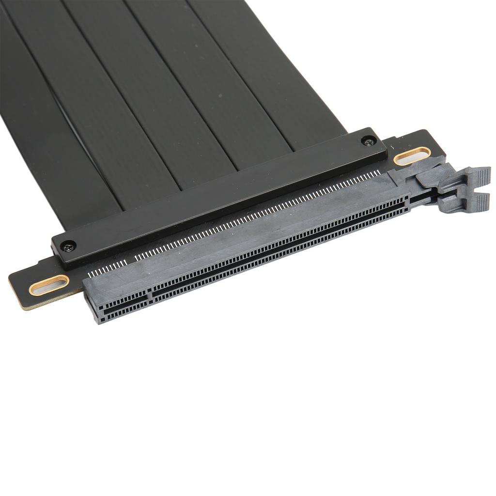 PCIE 4.0 X16 Extender Right Angle 128Gbps Anti Interference Plug and Play GPU Extension Cable for Graphic Card