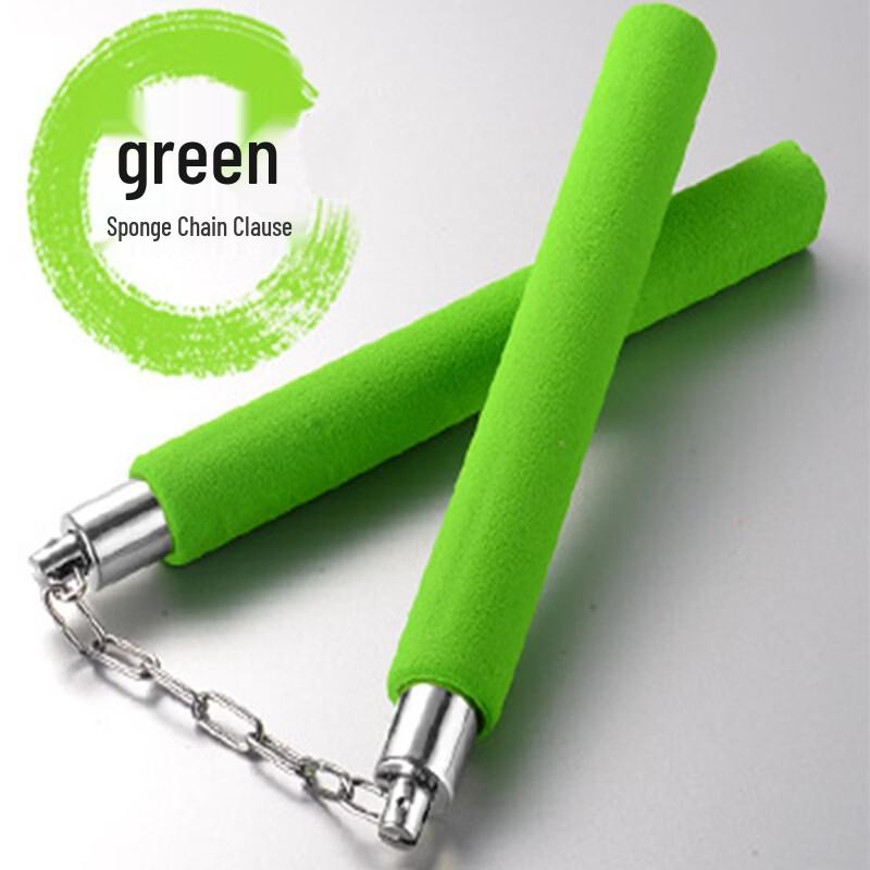 Children s Green Sponge Nunchaku Set