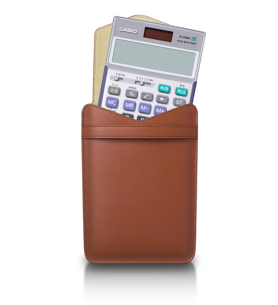 Casio Professional Calculator Storage Case Brown CAL-CC10-N