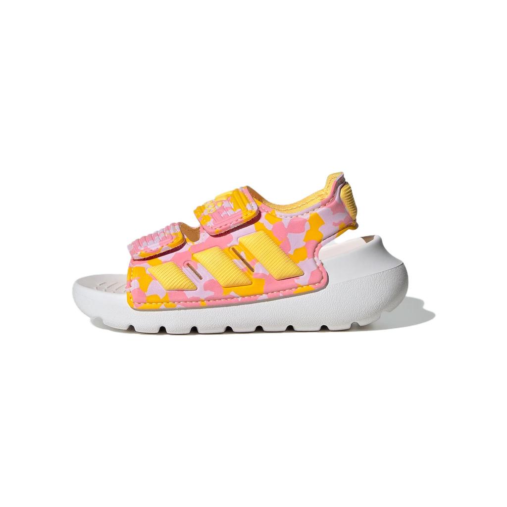 Adidas Altaswim 2.0 Comfortable Casual Non-Slip Durable Low-Top Walking Shoes Baby Shoes Yellow Pink White IE8273
