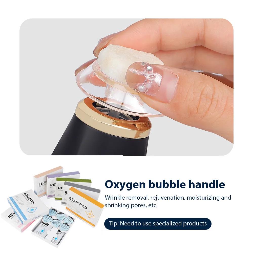Portable Oxygenating Bubble Skin Rejuvenation Device for Home Use