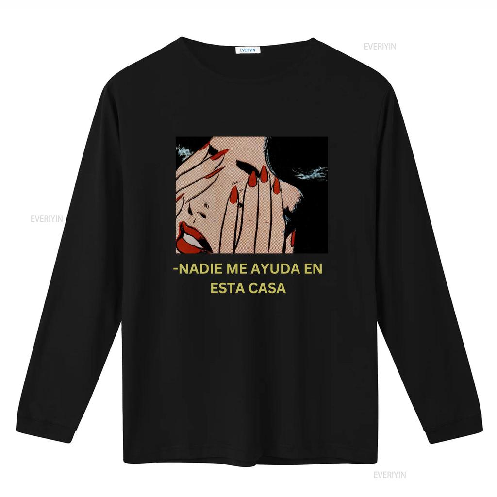 Nadie me ayuda en esta casa shirt madre for latina mom mothers day dia de las madres funny vintage Washed Unisex