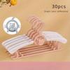30 Pack PP Plastic Baby Clothes Hangers Retractable Anti Slip Durable Closet Wardrobe Bathroom Bedroom Clothing Drying Rack