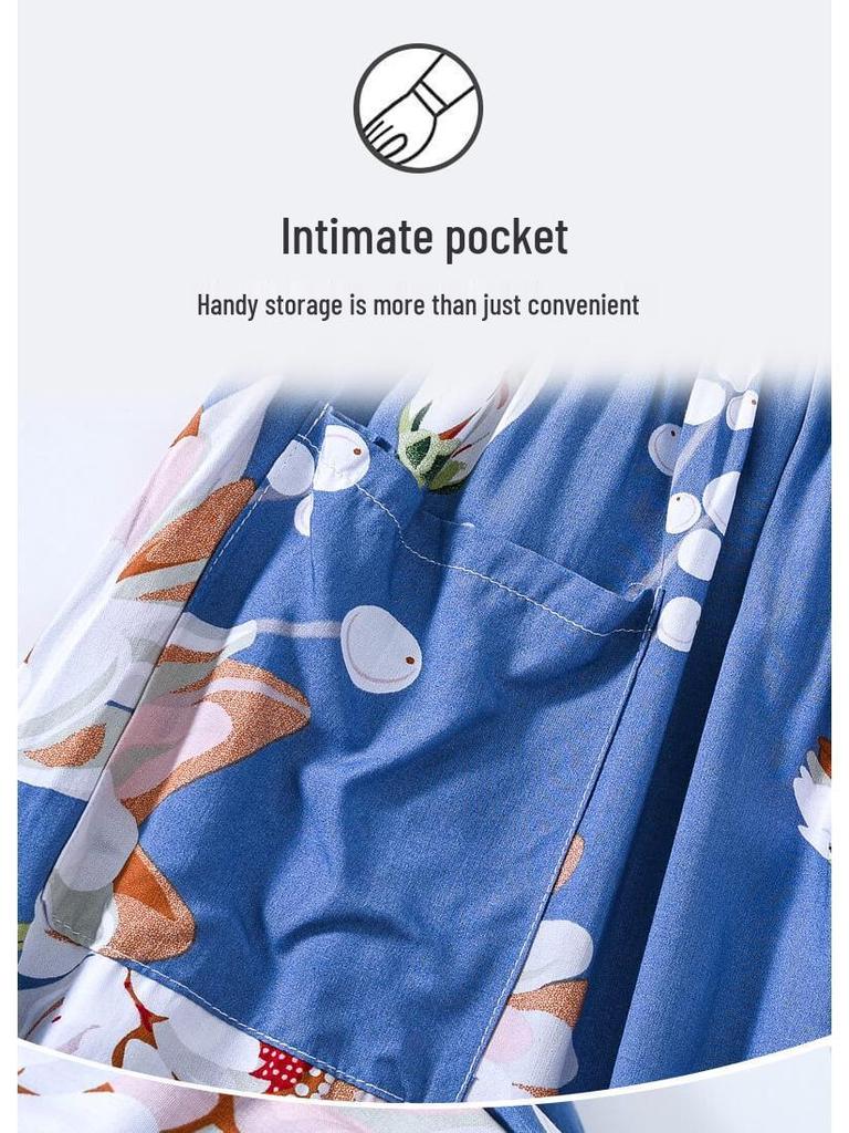 Women's Plus Size Summer Cotton Pajama Set for Middle-Aged & Elderly - Short-Sleeved Homewear Suitable for Outdoor Wear