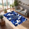 Tappeto in Velluto di Cristallo con Stampa Calcio Everton, Comodo Assorbente d'Acqua Antiscivolo Tappeto per Pavimenti Interni