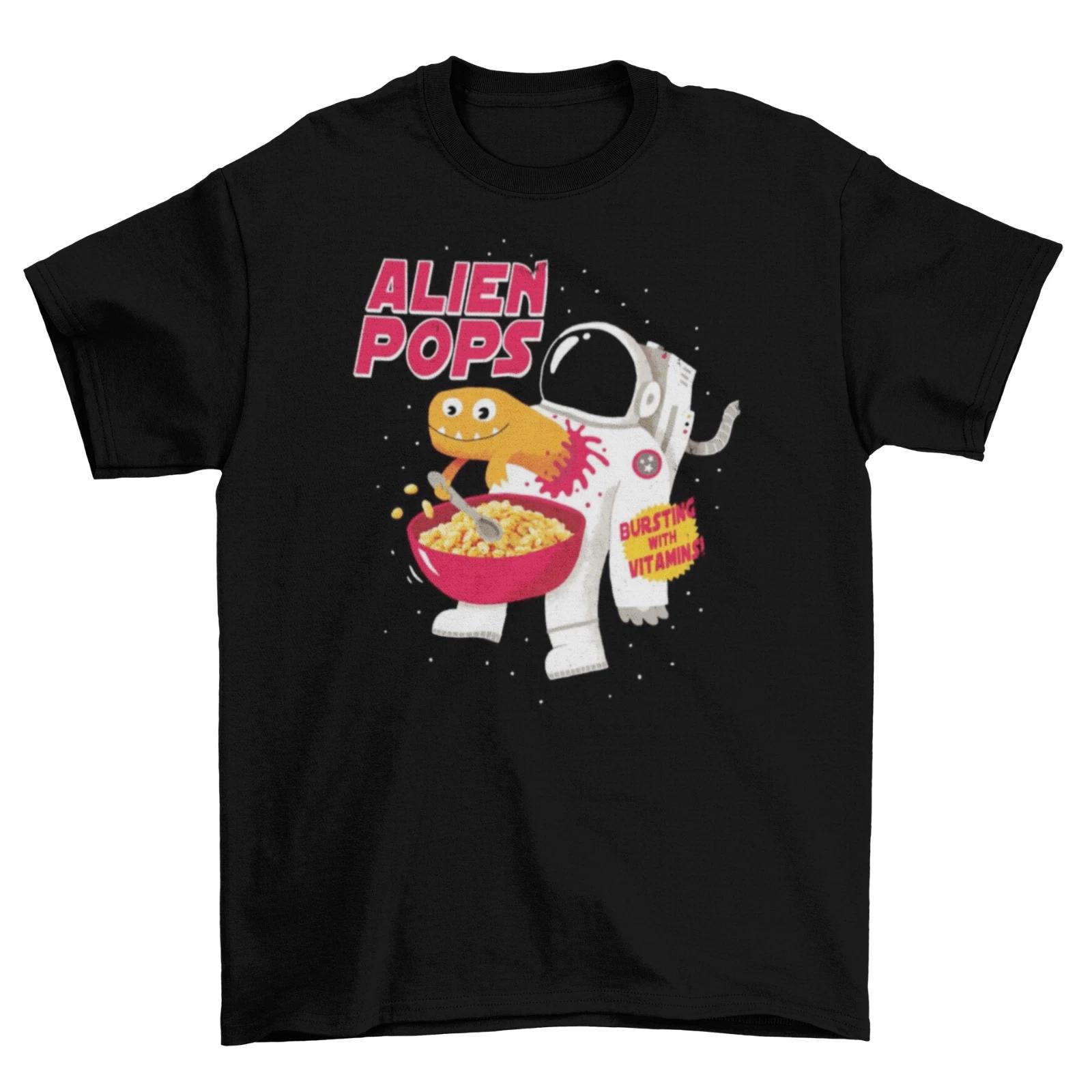 Alien Pops Cereal T-Shirt Unisex Cotton Adult Incubate Covenant Halloween New L