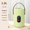 Compact Electric Stew Cup: Portable Non-Stick Hot Pot for Porridge & Soup - Ideal Office Gift