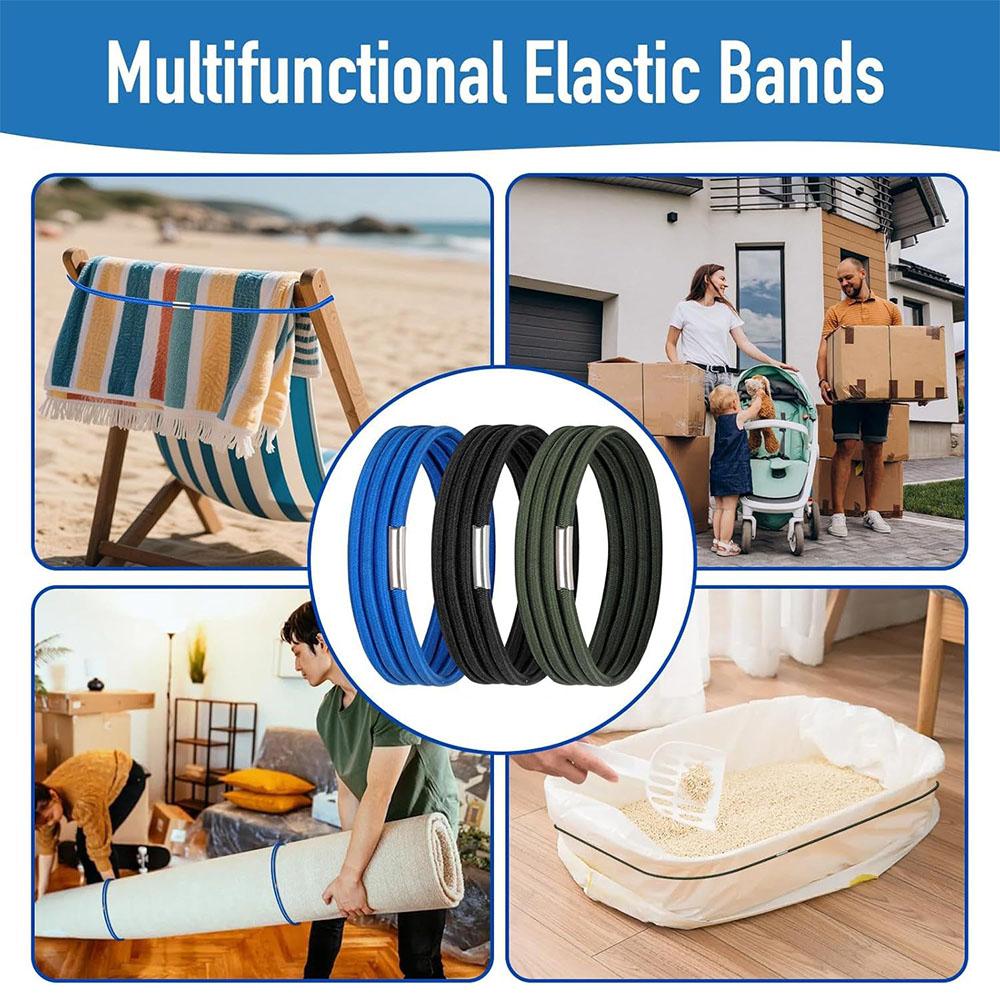 3pcs Garbage Can Rubber Bands, Band to Hold Trash Bags in Place