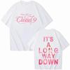 Megan Moroney Cloud 9 Tour Its A Long Way Down Tshirt Men Women Harajuku Short Sleeve Oneck Casual top Gift Springsummer new