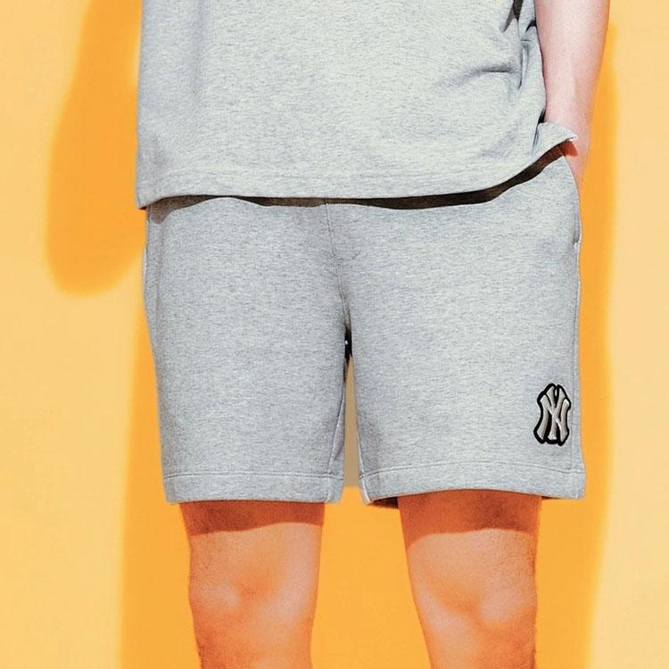 New MLB Casual Shorts Unisex Gray 3ASPB0433-50MGS