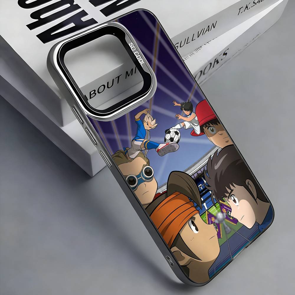 

Football I-InazumaS E-Eleven 11 Phone Case For iPhone 17, 16,15,14,13,12,11 Plus,Pro Max, Colorful Silver Funda Cover iPhone17PRO