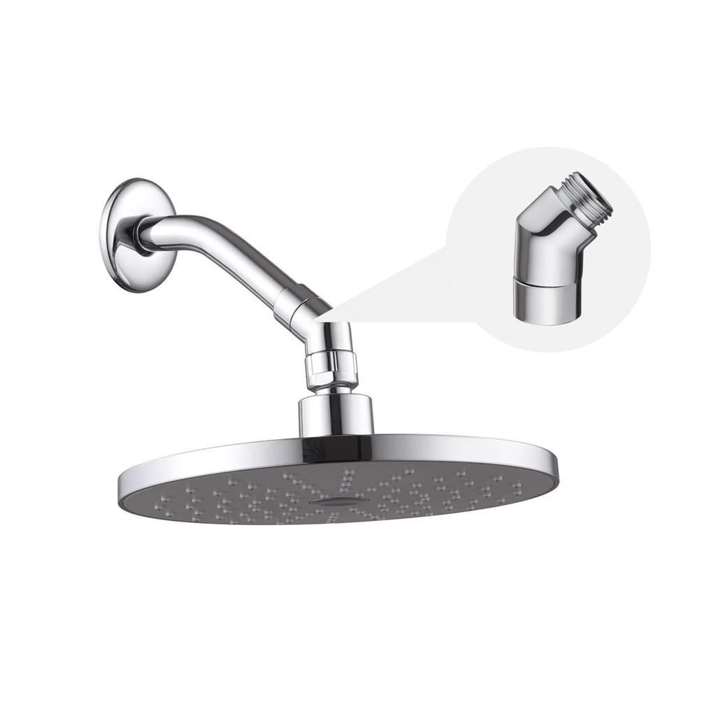 Handhold Shower Elbow Adapter Shower Head Elbow Adapter 135 Degree Shower Head Extension Arm Connector for Hand Shower