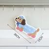 Thickened Super Absorbent Quick-dry Cute Cartoon Coral Fleece Small Square Hand Towel Dual-Use Kitchen Bathroom Home