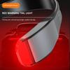 Red Warning Tail Light Waterproof USB Rechargeable Camping Fishing Head Lamp Lantern for Adventure Night Cycling Emergency