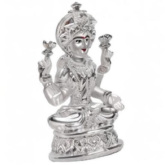 Lakshmi Idol for Home Decor Sculpture of Maa Lakshmi Figurine Idol for Home, Office, Temple and Table Decoration Religious Idol