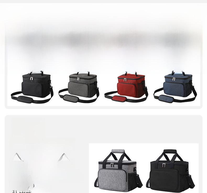 Large Waterproof Insulated Picnic Bag - Oxford Cloth, Portable, Thickened for Outdoor Use