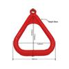 Kids' Indoor/Outdoor Pull-Up Bar with Rope Ladder & Rings for Sensory Training