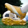 Football shoes men's professional game spike football shoes AG grass sports shoes youth primary and secondary school students factory straight hair