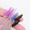 50pcs Crystal Eyelash Brushes with  Diamond Handle Mascara Wands Applicator Cosmetic Brush