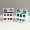 Mini Villa Miniature Handicraft Building Simulation Miniature Doll House Model  Photography Prop