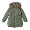 Women's Fashion Solid-Color Mid-Length Cotton Coat / Down-Filled Cotton Jacket / Thickened Slim-Fit Cotton Outerwear