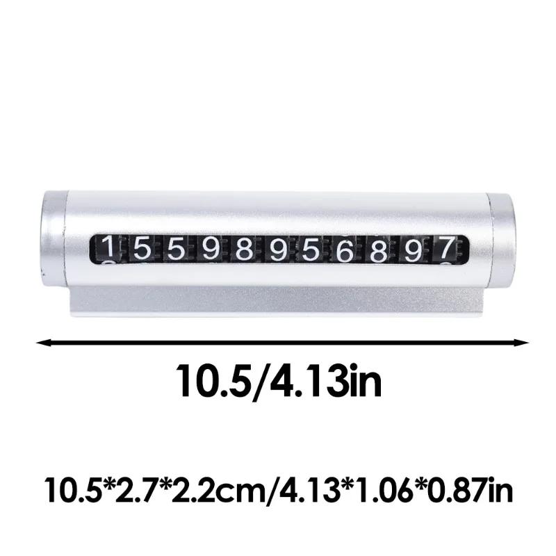 Car Phone Number Card Temporary Parking Card Plate Telephone Number Car Park Stop Automobile Accessories