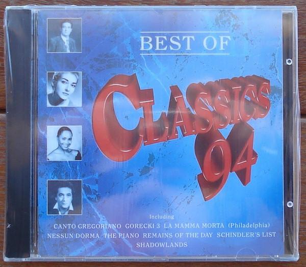 

CD VARIOUS - Best of Classics 94 724355526021 EMI Classics 1994 Italy Classical Used