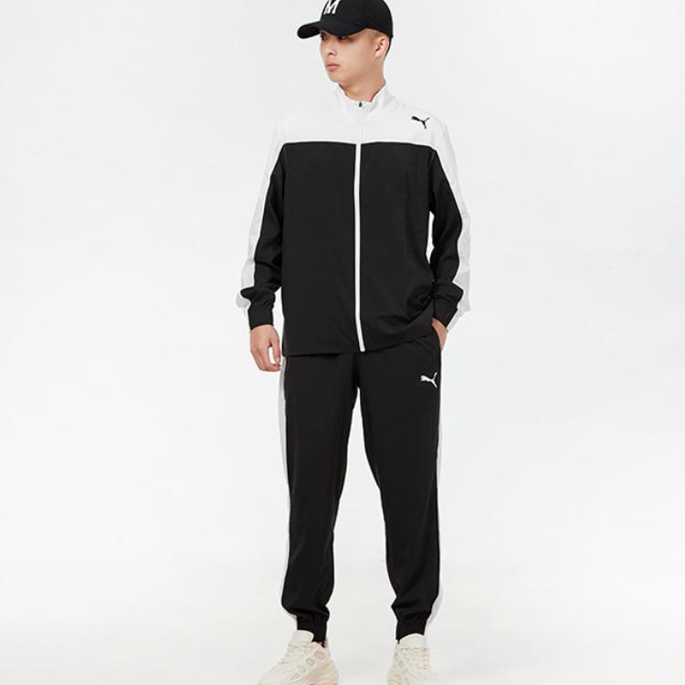 Puma Casual Sports Woven Football Running Training Set Men Sets Black 521043-01