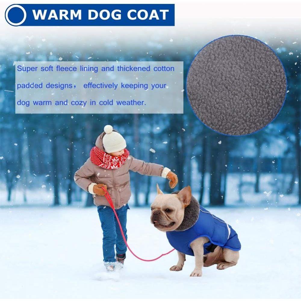 Ropa Cálida De Invierno Para Perros Pequeños, Medianos Y Grand, Chaqueta Suave Para Mascotas A Prueba De Viento, Abrigo Para Mascotas Al Aire Libre, Bonito Disfraz De Polar Para Chihuahua Y Pug