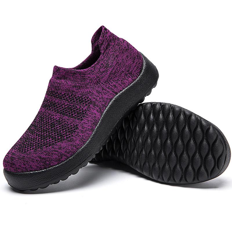 

модные мужские туфли супер легкие мужские кроссовки новые дышащие повседневные кроссовки Zapatillas Hombre спортивные теннисные туфли для мужчин пара 35 фиолетовый