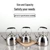 Stainless Steel Teapot with Handle and Filter for Induction Cooker, Hotel, or Restaurant Use