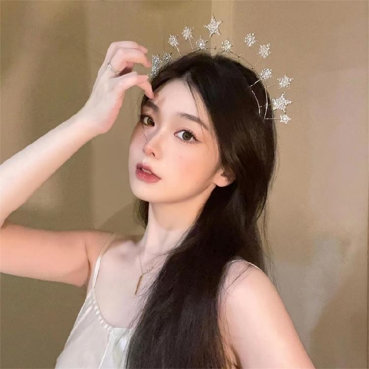 Bridal Headband Wedding Tiaras Bride Tiaras For Wedding Star Tiaras Headband