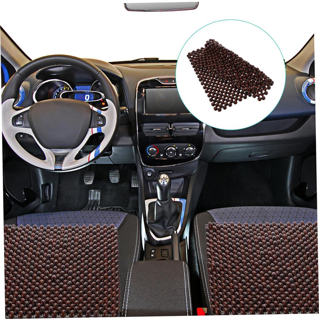 LIFKOME Wooden Bead Comfort Car Seat Wood Bead Seat Wood Bead Seat Wood Bead Auto Seat Car Seat Cushion, Cushion, Cover, Pad, Cover, Cushion, Cushion,
