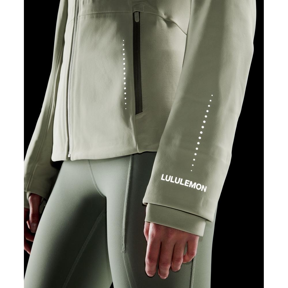 Lululemon Women S croSS Chill Performance Jacket Fog Green