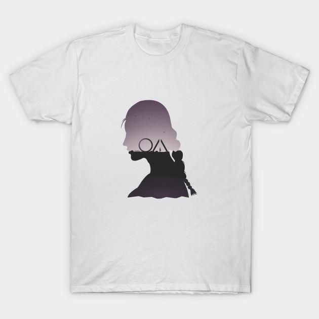 

Men Black Print T-shirt The Oa - Girl No-Cut Transfer Paper Print Cotton Tshirt XL белый